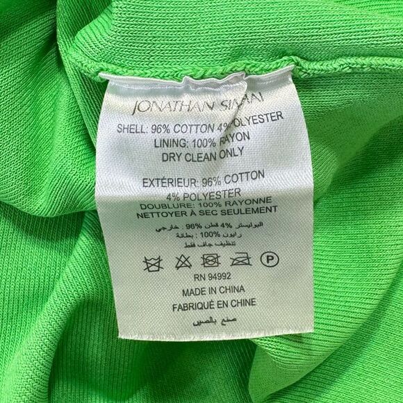 NEW Jonathan Simkhai Tiffanie Midi Dress Meadow Green Size Medium - Picture 13 of 14